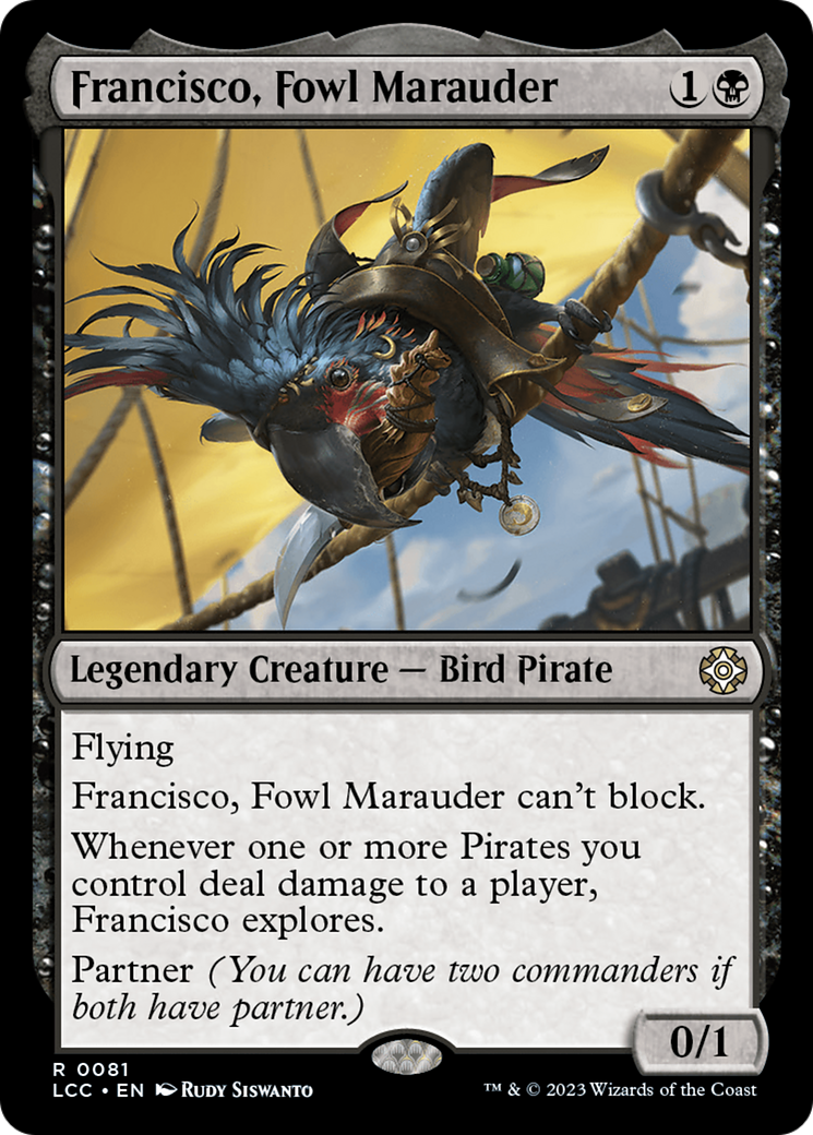 Francisco, Fowl Marauder [The Lost Caverns of Ixalan Commander] | Mindsight Gaming