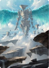 Celestial Colonnade Art Card [Zendikar Rising Art Series] | Mindsight Gaming