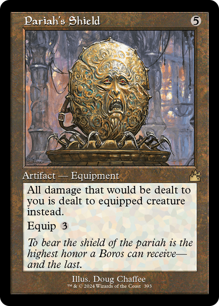 Pariah's Shield (Retro Frame) [Ravnica Remastered] | Mindsight Gaming