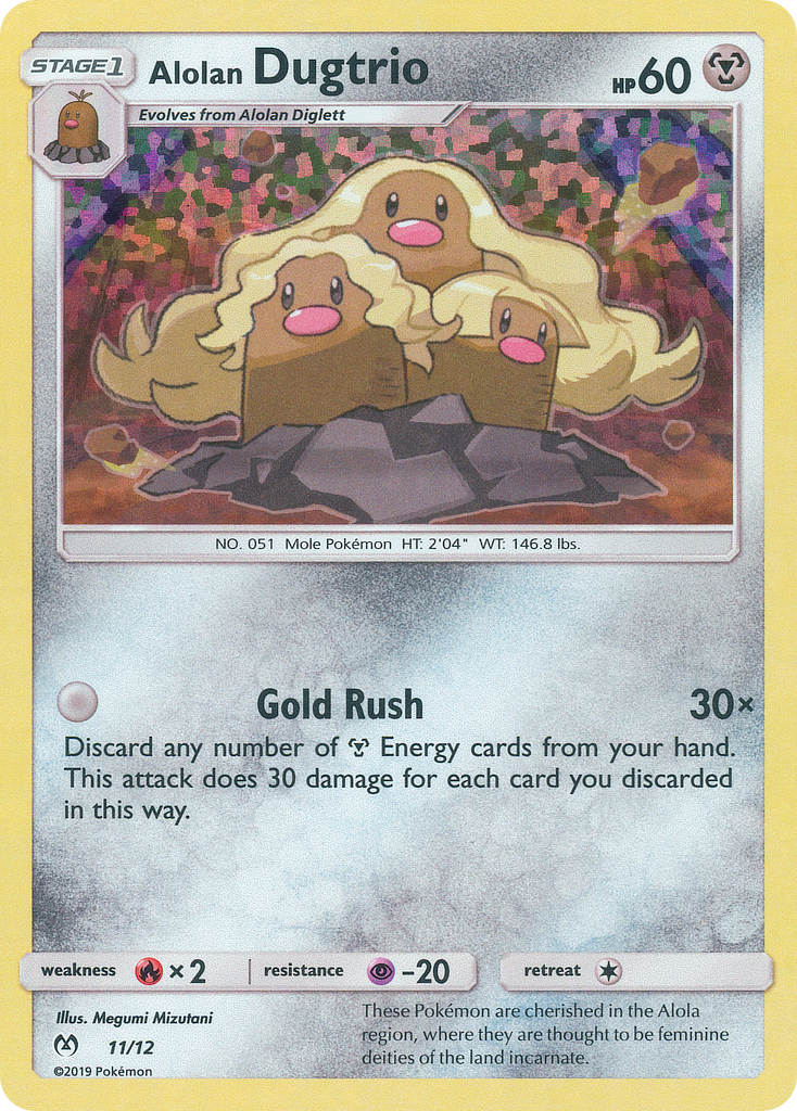 Alolan Dugtrio (11/12) [McDonald's Promos: 2019 Collection] | Mindsight Gaming