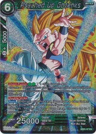 Psyched Up Gotenks (Foil) (EX01-07) [Mighty Heroes] | Mindsight Gaming