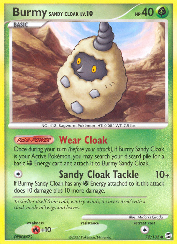 Burmy Sandy Cloak (79/132) [Diamond & Pearl: Secret Wonders] | Mindsight Gaming