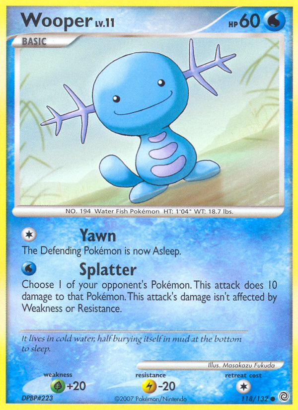 Wooper (118/132) [Diamond & Pearl: Secret Wonders] | Mindsight Gaming