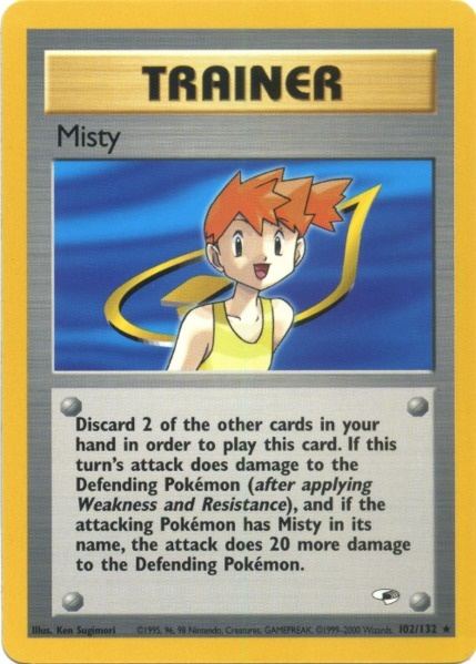 Misty (102/132) [Gym Heroes Unlimited] | Mindsight Gaming