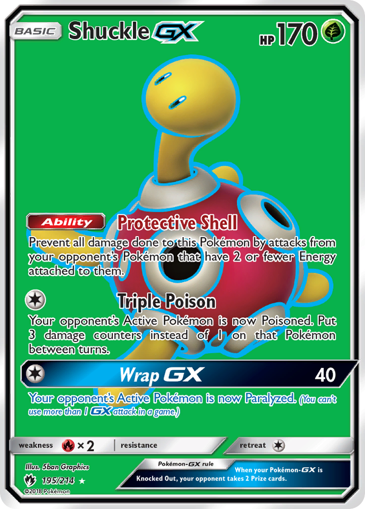 Shuckle GX (195/214) [Sun & Moon: Lost Thunder] | Mindsight Gaming