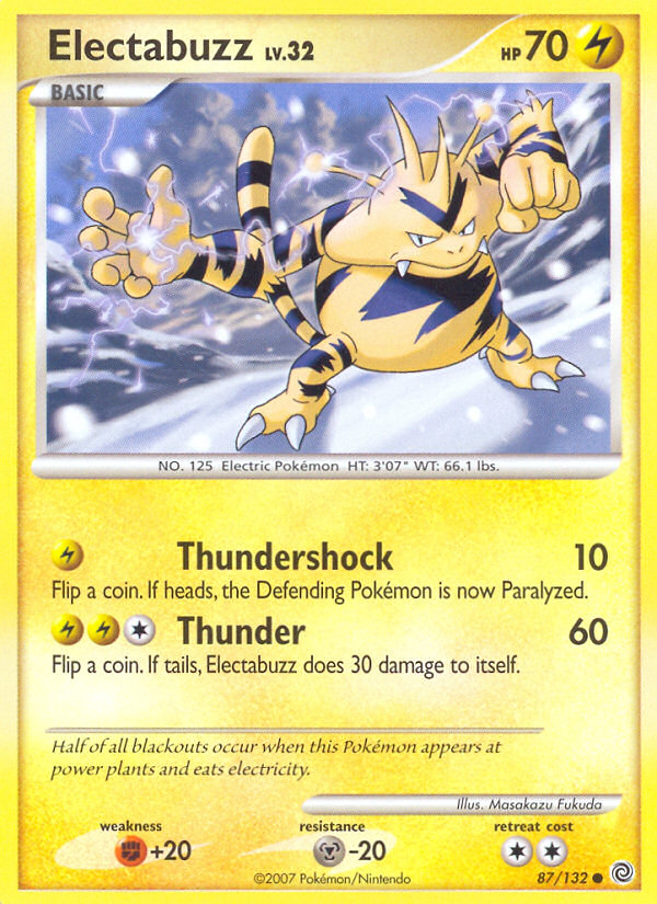 Electabuzz (87/132) [Diamond & Pearl: Secret Wonders] | Mindsight Gaming