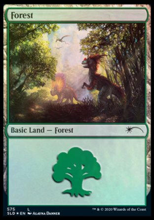 Forest (Dinosaurs) (575) [Secret Lair Drop Promos] | Mindsight Gaming