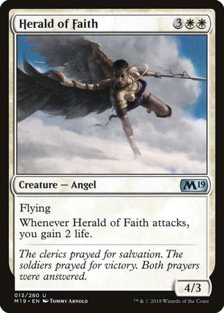 Herald of Faith [Core Set 2019] | Mindsight Gaming