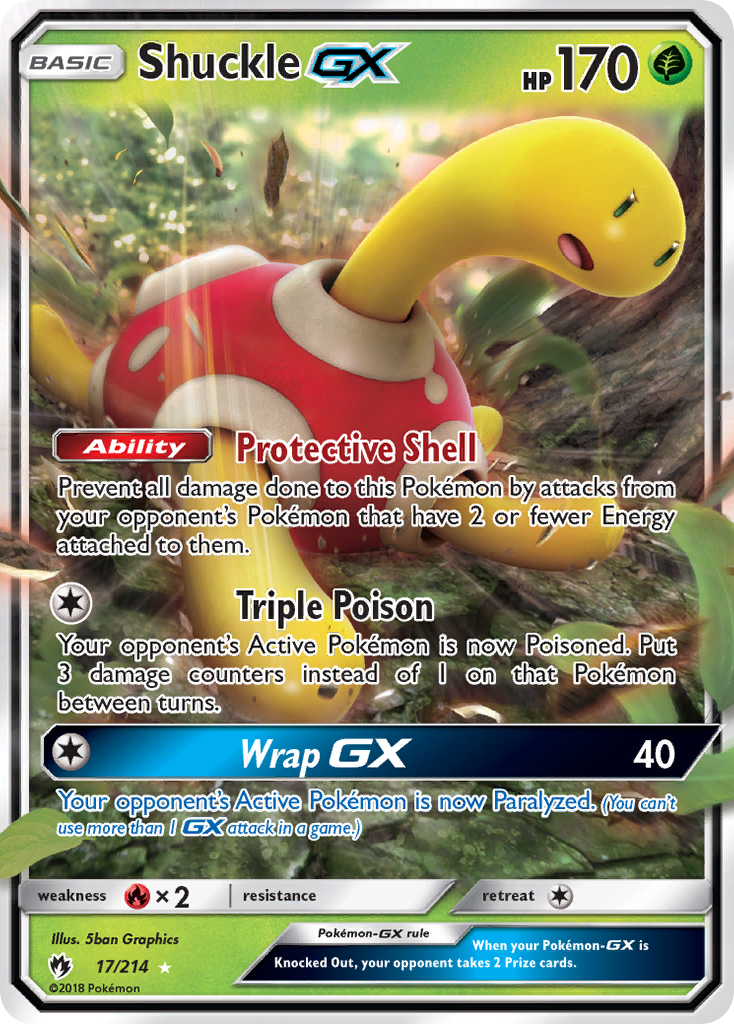 Shuckle GX (17/214) [Sun & Moon: Lost Thunder] | Mindsight Gaming