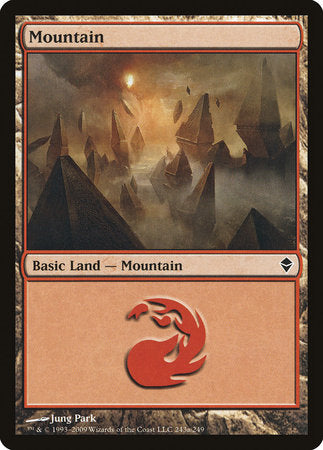 Mountain (243a) [Zendikar] | Mindsight Gaming