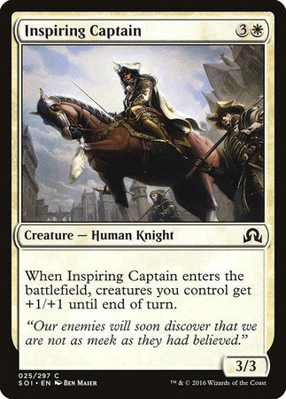 Inspiring Captain [Shadows over Innistrad] | Mindsight Gaming