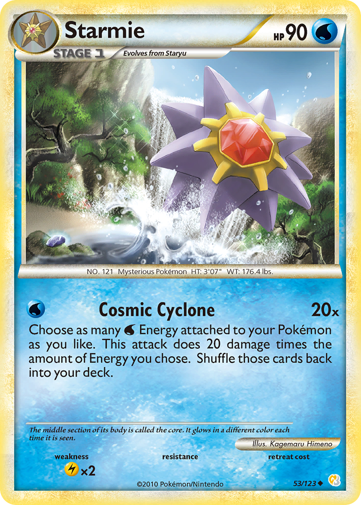 Starmie (53/123) [HeartGold & SoulSilver: Base Set] | Mindsight Gaming