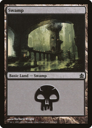 Swamp (310) [Commander 2011] | Mindsight Gaming