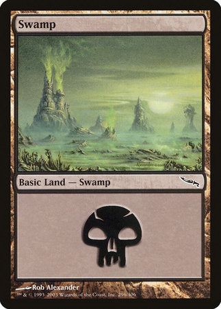 Swamp (296) [Mirrodin] | Mindsight Gaming