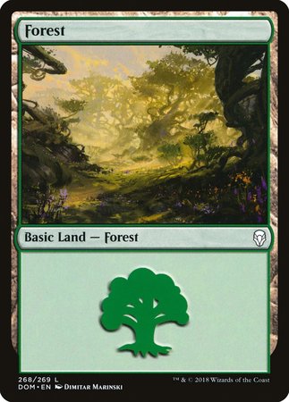 Forest (268) [Dominaria] | Mindsight Gaming