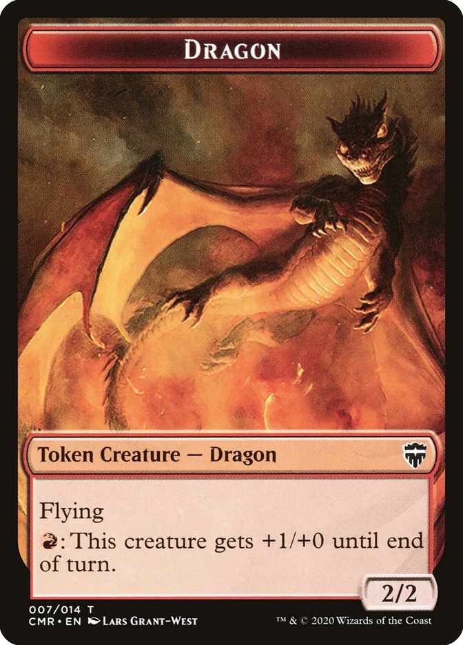 Dragon Token [Commander Legends Tokens] | Mindsight Gaming