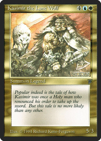 Kasimir the Lone Wolf [Legends] | Mindsight Gaming