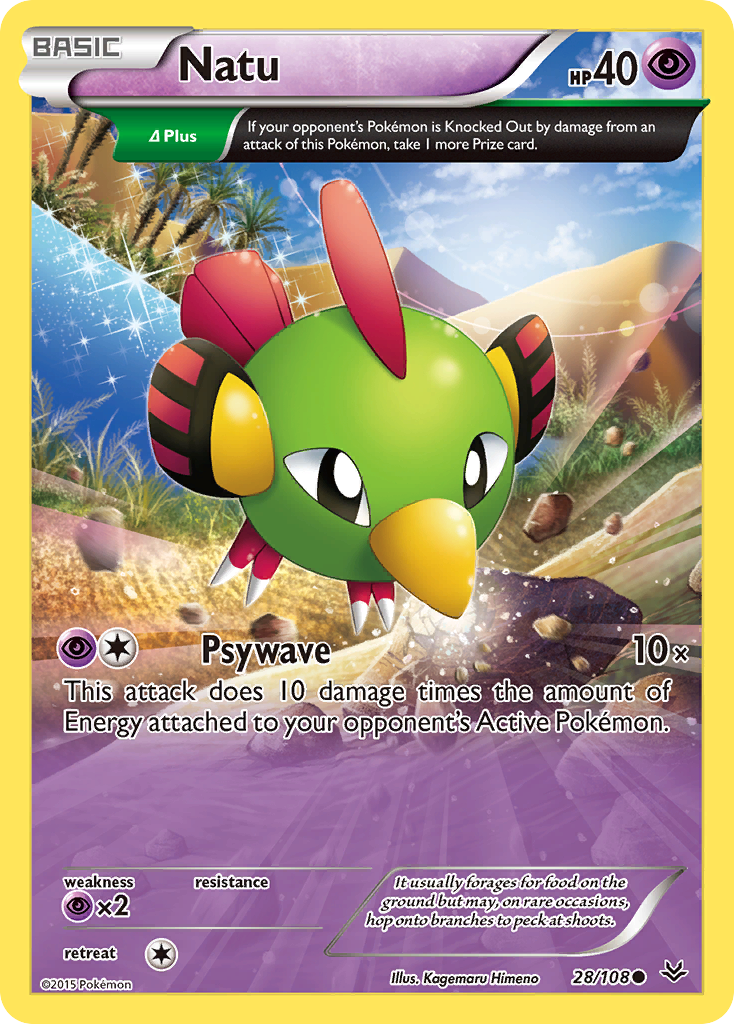 Natu (28/108) [XY: Roaring Skies] | Mindsight Gaming