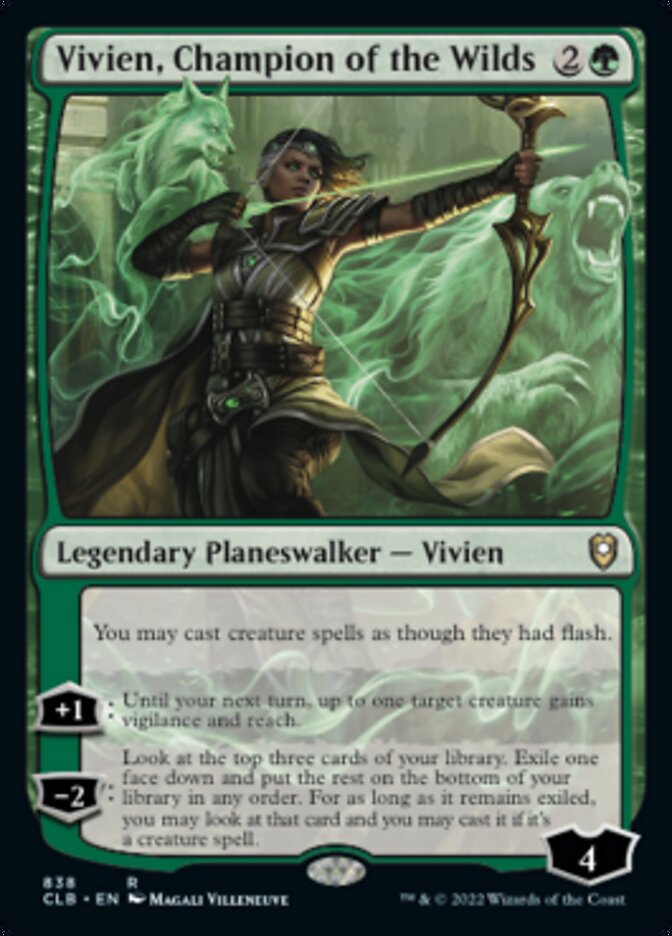 Vivien, Champion of the Wilds [Commander Legends: Battle for Baldur's Gate] | Mindsight Gaming