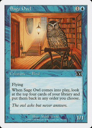 Sage Owl [Classic Sixth Edition] | Mindsight Gaming