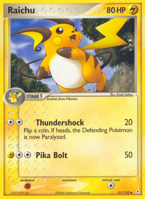 Raichu (51/110) [EX: Holon Phantoms] | Mindsight Gaming