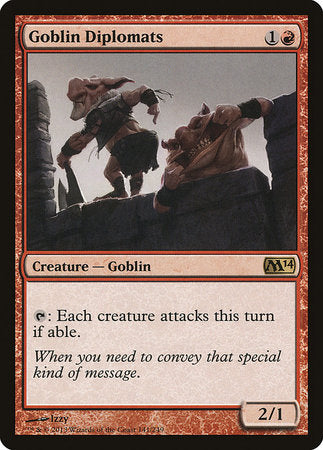 Goblin Diplomats [Magic 2014] | Mindsight Gaming