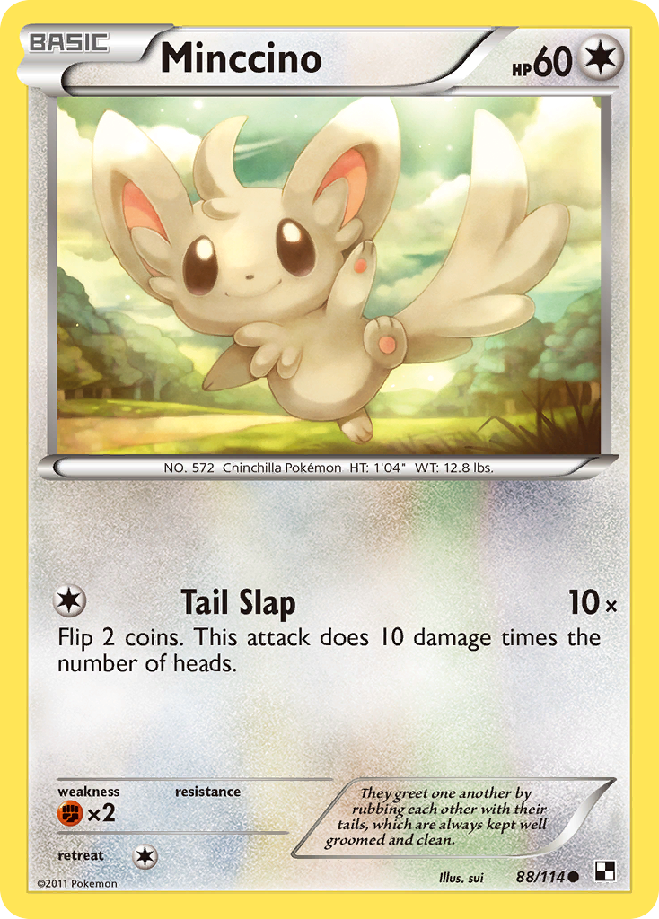 Minccino (88/114) [Black & White: Base Set] | Mindsight Gaming