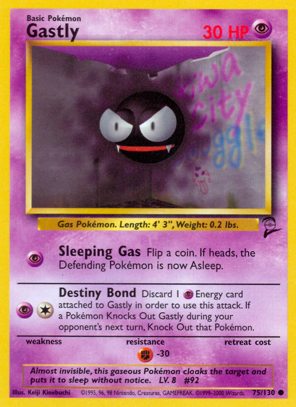 Gastly (75/130) [Base Set 2] | Mindsight Gaming