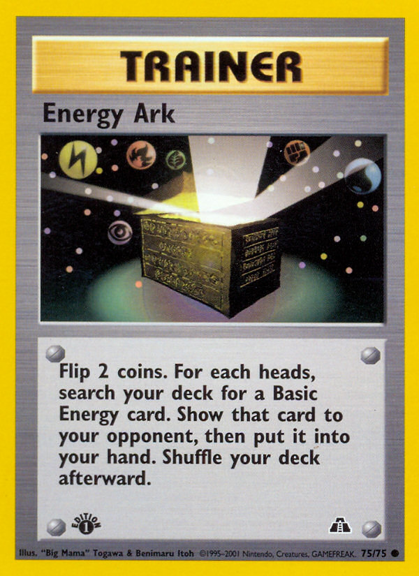 Energy Ark (75/75) [Neo Discovery 1st Edition] | Mindsight Gaming