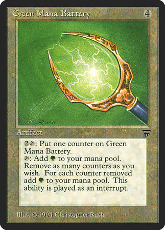 Green Mana Battery [Legends] | Mindsight Gaming