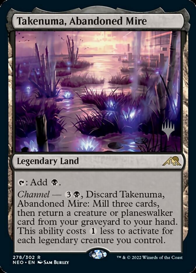 Takenuma, Abandoned Mire (Promo Pack) [Kamigawa: Neon Dynasty Promos] | Mindsight Gaming