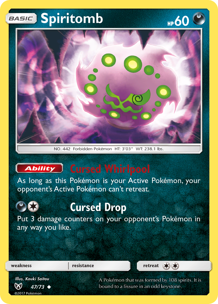 Spiritomb (47/73) [Sun & Moon: Shining Legends] | Mindsight Gaming