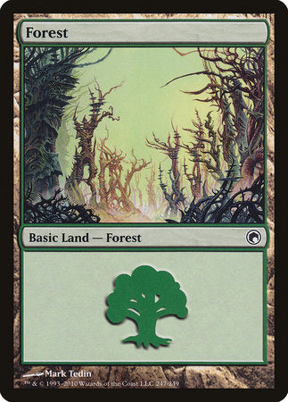 Forest (247) [Scars of Mirrodin] | Mindsight Gaming