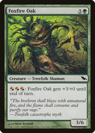 Foxfire Oak [Shadowmoor] | Mindsight Gaming
