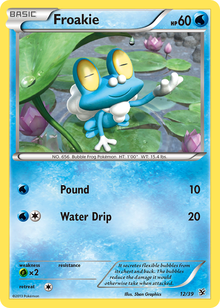 Froakie (12/39) [XY: Kalos Starter Set] | Mindsight Gaming