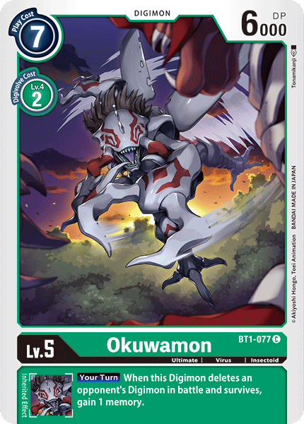 Okuwamon [BT1-077] [Release Special Booster Ver.1.0] | Mindsight Gaming