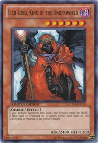 Lich Lord, King of the Underworld [GLD4-EN019] Common | Mindsight Gaming