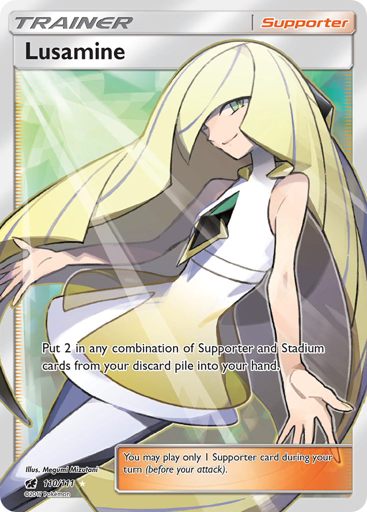 Lusamine (110/111) [Sun & Moon: Crimson Invasion] | Mindsight Gaming