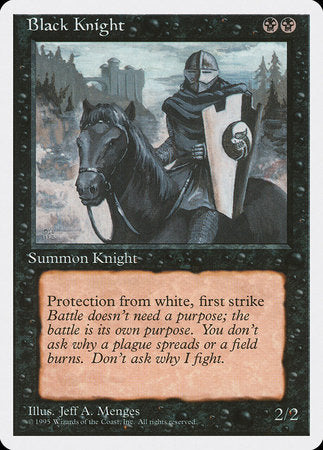 Black Knight [Fourth Edition] | Mindsight Gaming