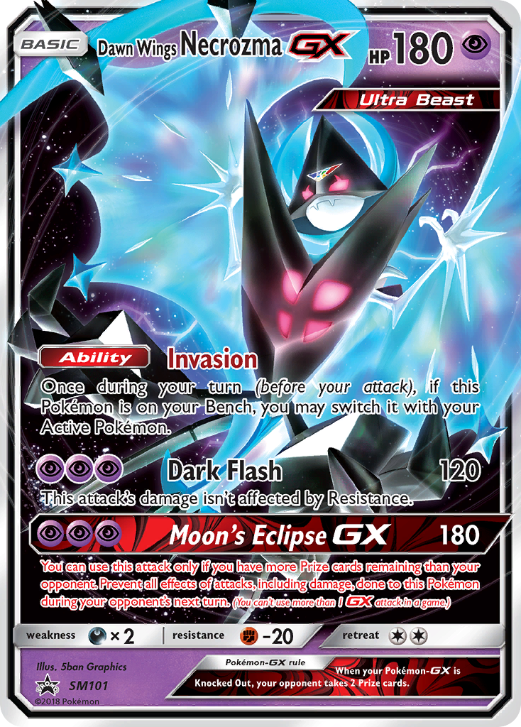 Dawn Wings Necrozma GX (SM101) [Sun & Moon: Black Star Promos] | Mindsight Gaming