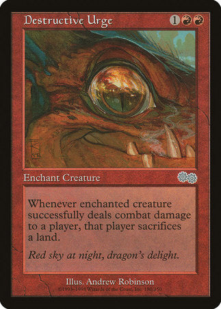 Destructive Urge [Urza's Saga] | Mindsight Gaming