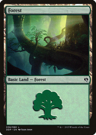 Forest (38) [Duel Decks: Zendikar vs. Eldrazi] | Mindsight Gaming