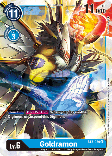 Goldramon [BT3-029] [Release Special Booster Ver.1.5] | Mindsight Gaming