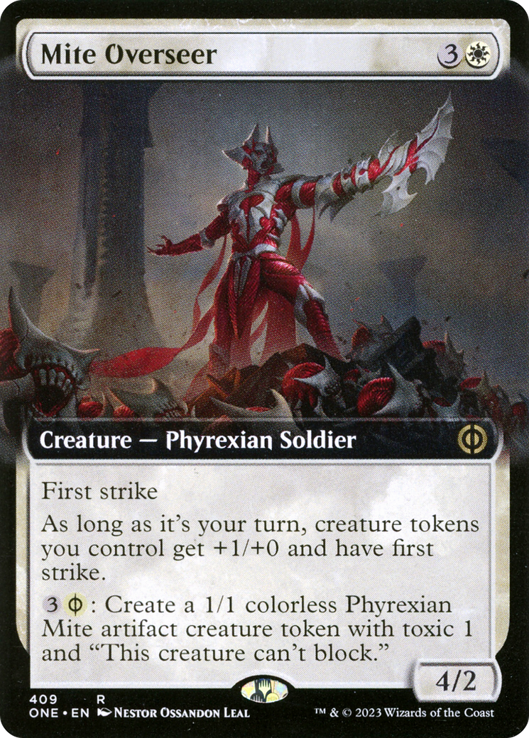 Mite Overseer (Extended Art) [Phyrexia: All Will Be One] | Mindsight Gaming