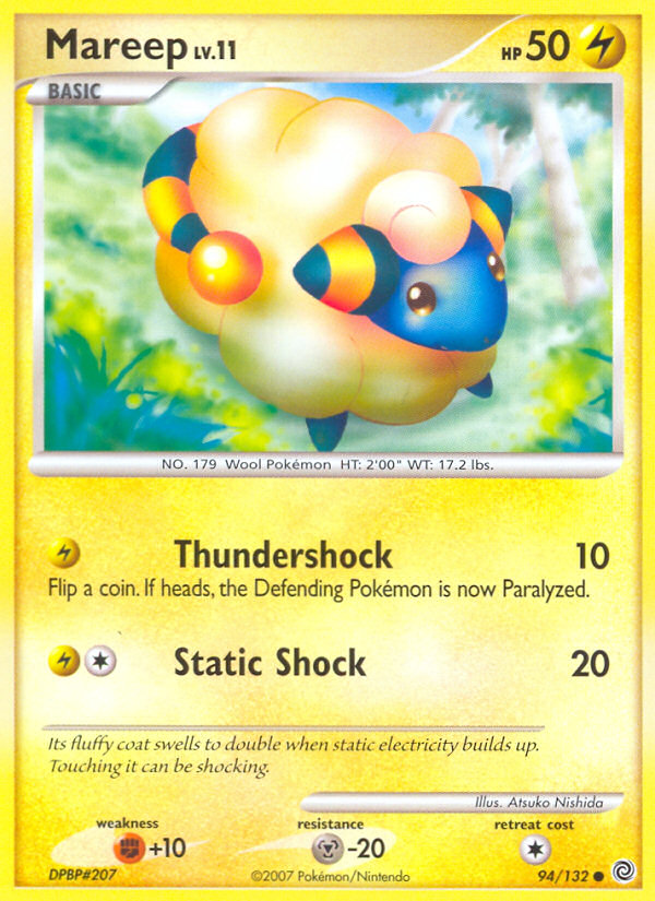 Mareep (94/132) [Diamond & Pearl: Secret Wonders] | Mindsight Gaming