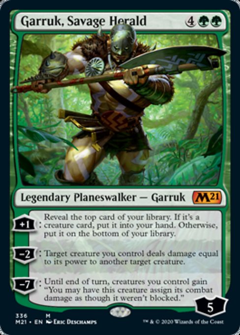 Garruk, Savage Herald [Core Set 2021] | Mindsight Gaming