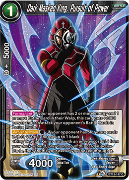 Dark Masked King, Pursuit of Power (Common) [BT13-147] | Mindsight Gaming