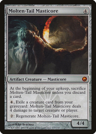 Molten-Tail Masticore [Scars of Mirrodin] | Mindsight Gaming