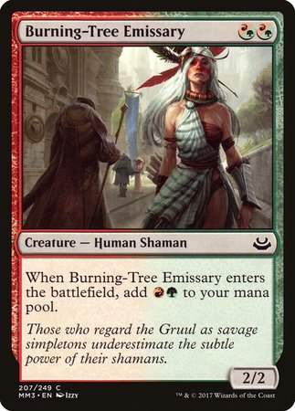 Burning-Tree Emissary [Modern Masters 2017] | Mindsight Gaming