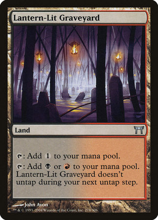 Lantern-Lit Graveyard [Champions of Kamigawa] | Mindsight Gaming